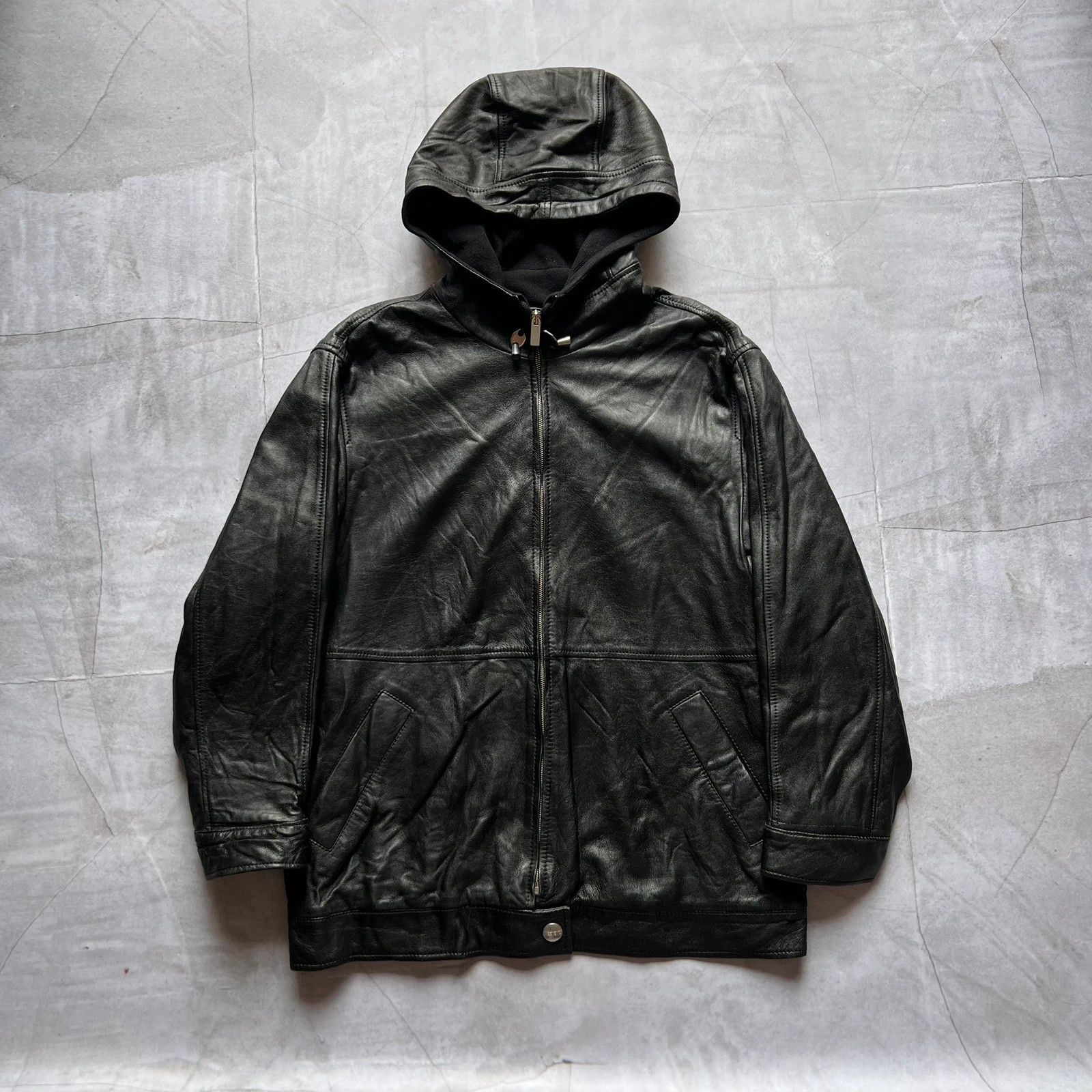 Weekend Max Mara vintage Weekend by MaxMara leather jacket bomber retro coat Size M / US 6-8 / IT 42-44 - 1 Thumbnail