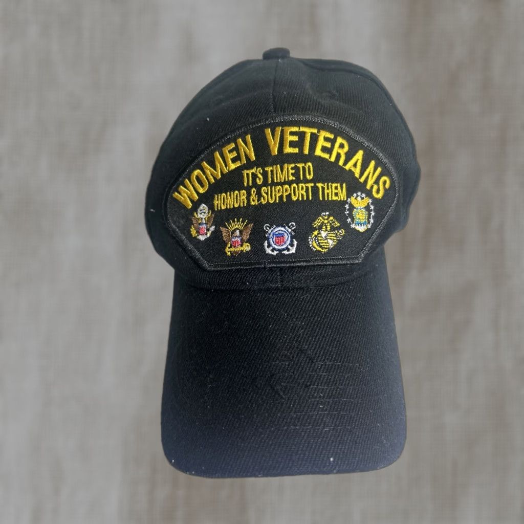 Women Veterans Hat Strapback Black Honor And Support Them