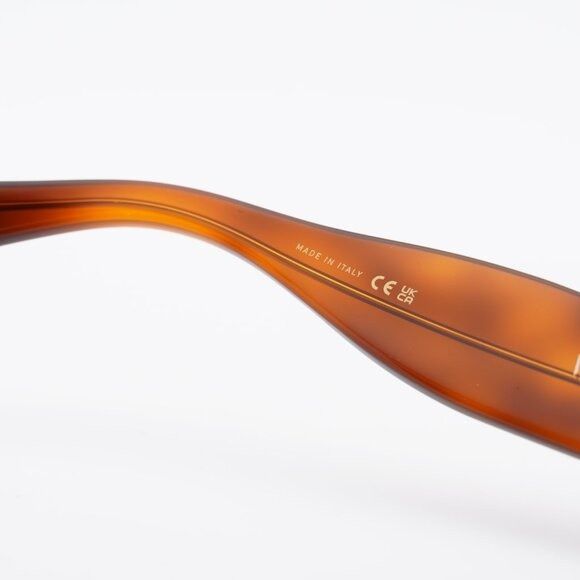 Valentino Valentino VLX-181C Eyeglasses Light Havana/Gold 53mm Square Size ONE SIZE - 6 Thumbnail