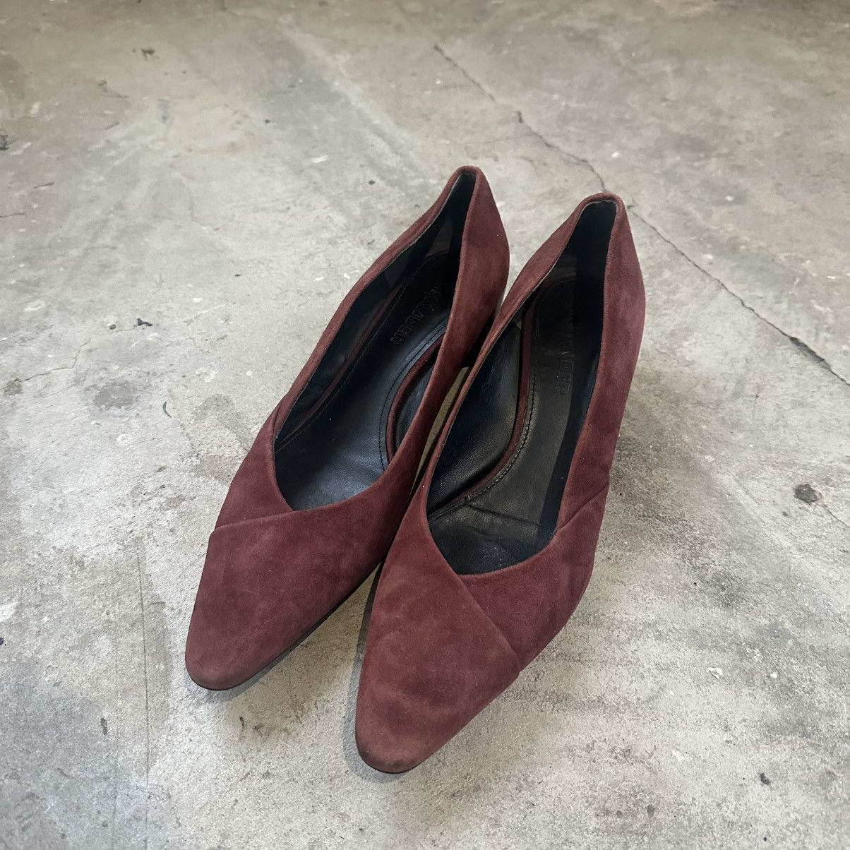 Jil Sander Jil Sander by raf simons Suede Flats Heels Loafers Ballet Size US 8.5 / IT 38.5 - 8 Thumbnail