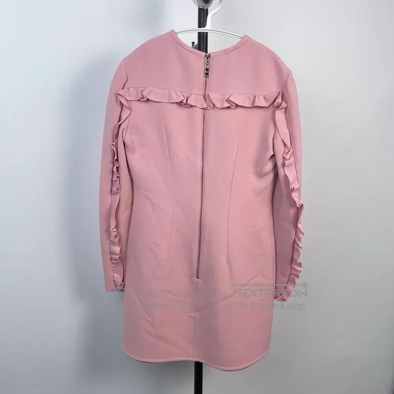 Louis Vuitton Louis Vuitton Pink wool mulberry silk dress Size XS / US 0-2 / IT 36-38 - 2 Thumbnail