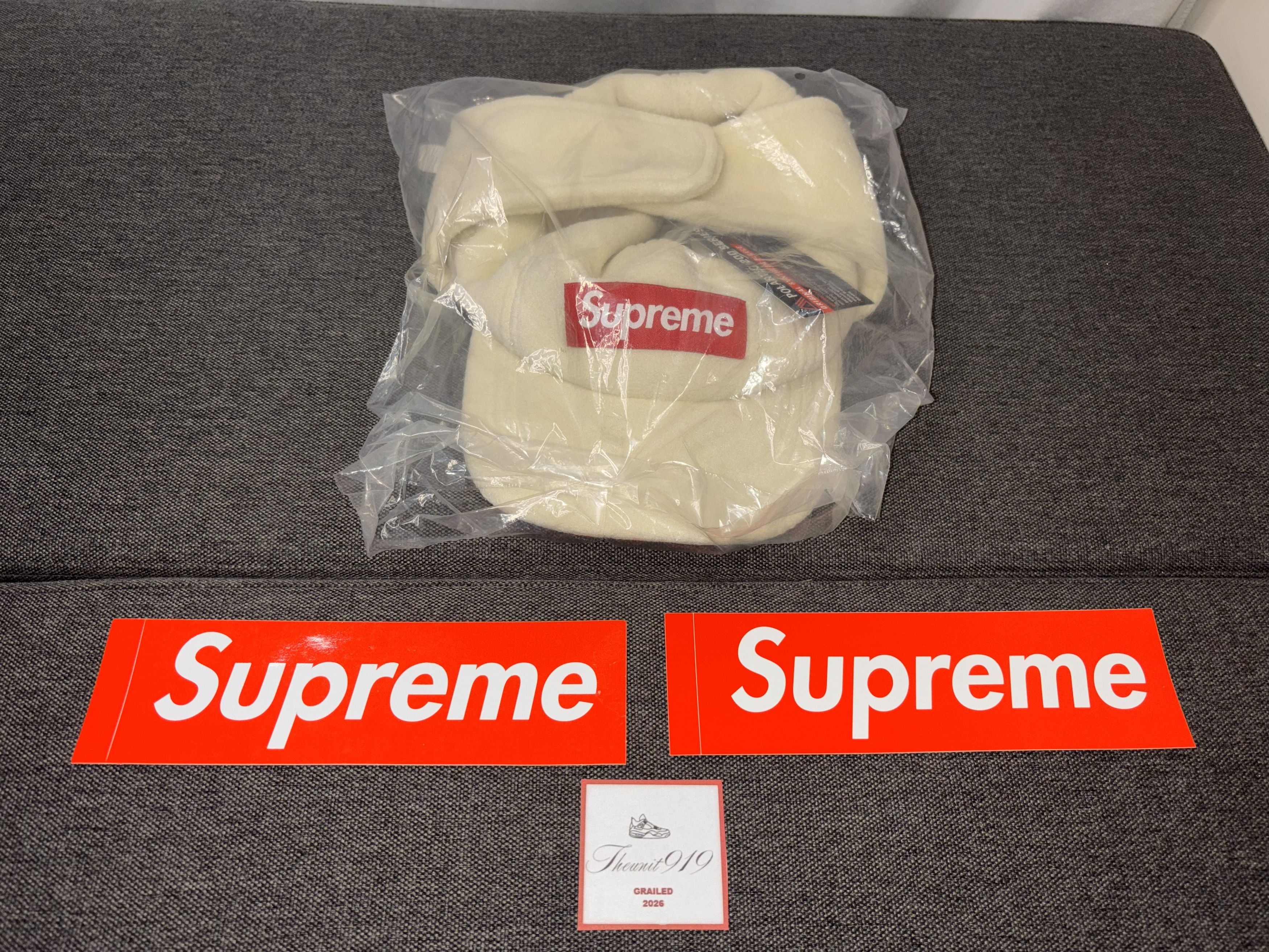 Supreme SUPREME Polartech Earflap Camp Cap Natural/White FW21 FW21H5 Size ONE SIZE - 1 Thumbnail