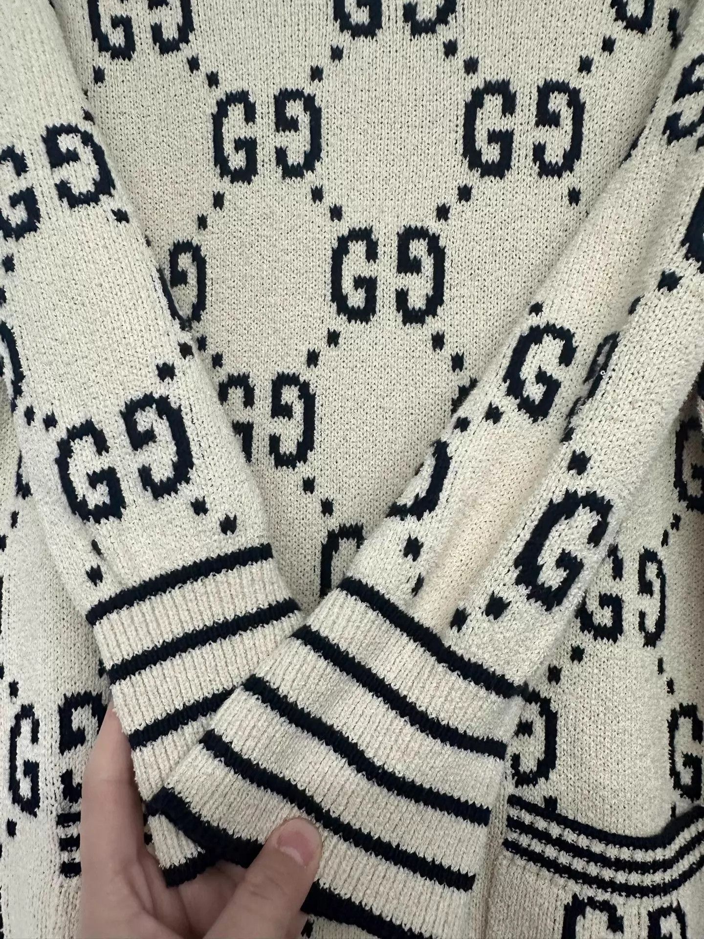Gucci Gucci GG Knit all over print L dress Size L / US 10 / IT 46 - 7 Thumbnail