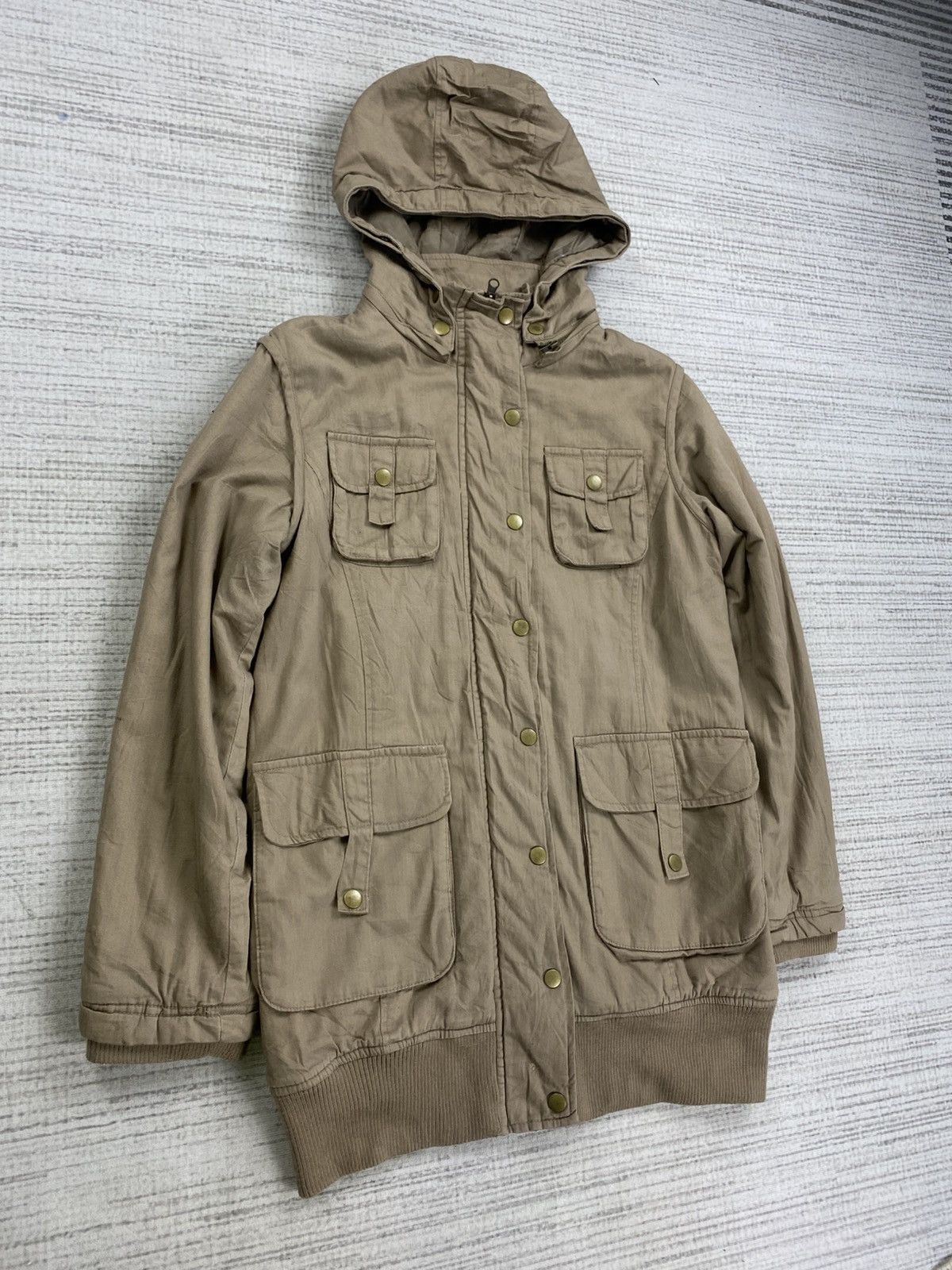Japanese Brand Famock Multipocket Lgb Style Hoodie Jacket Size US M / EU 48-50 / 2 - 4 Thumbnail