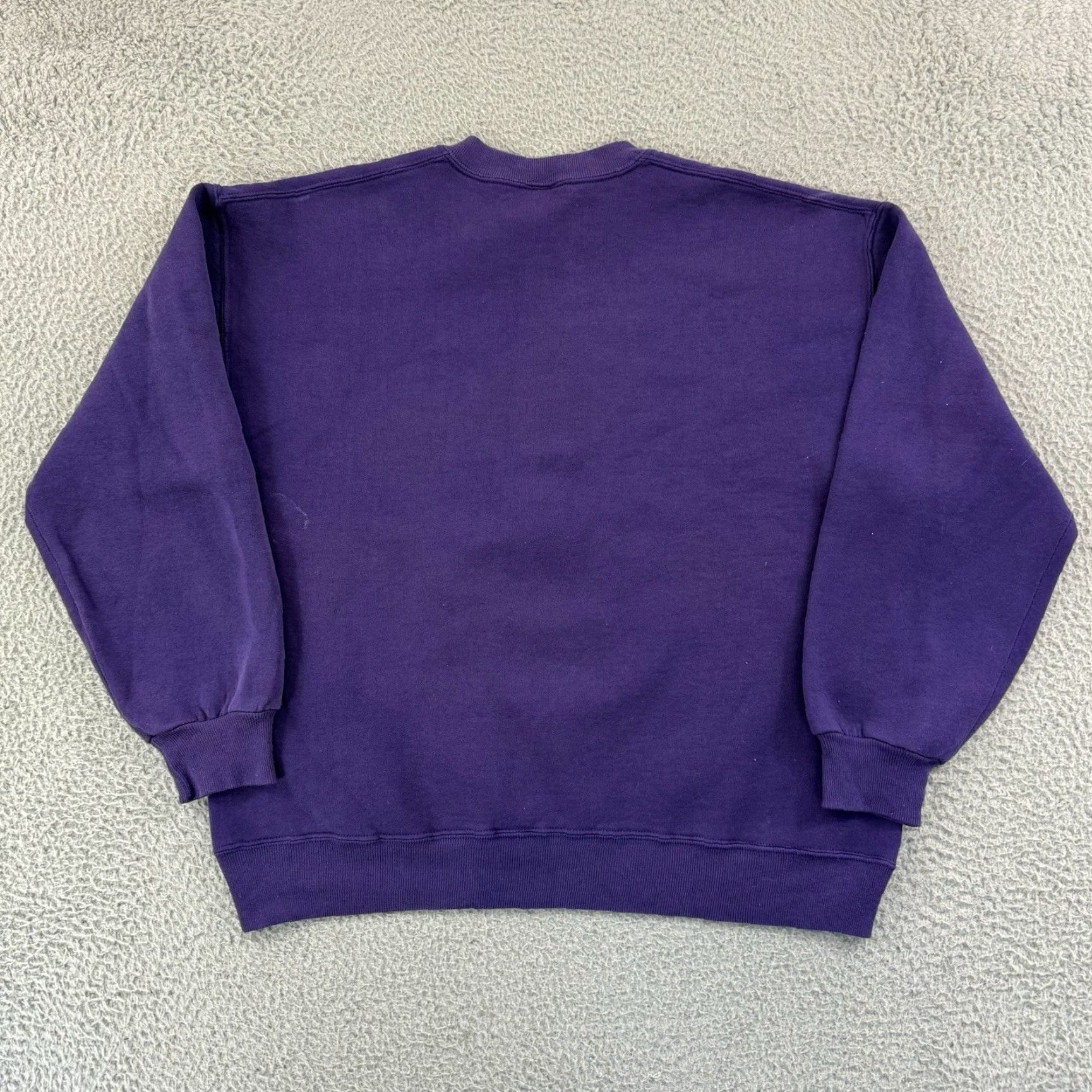Jerzees VINTAGE Jerzees Sweatshirt Shirt Men L Purple 90s Golf Sport Pullover Angel Graphic Print Embroidered Crew Neck Knit? Size US L / EU 52-54 / 3 - 7 Thumbnail