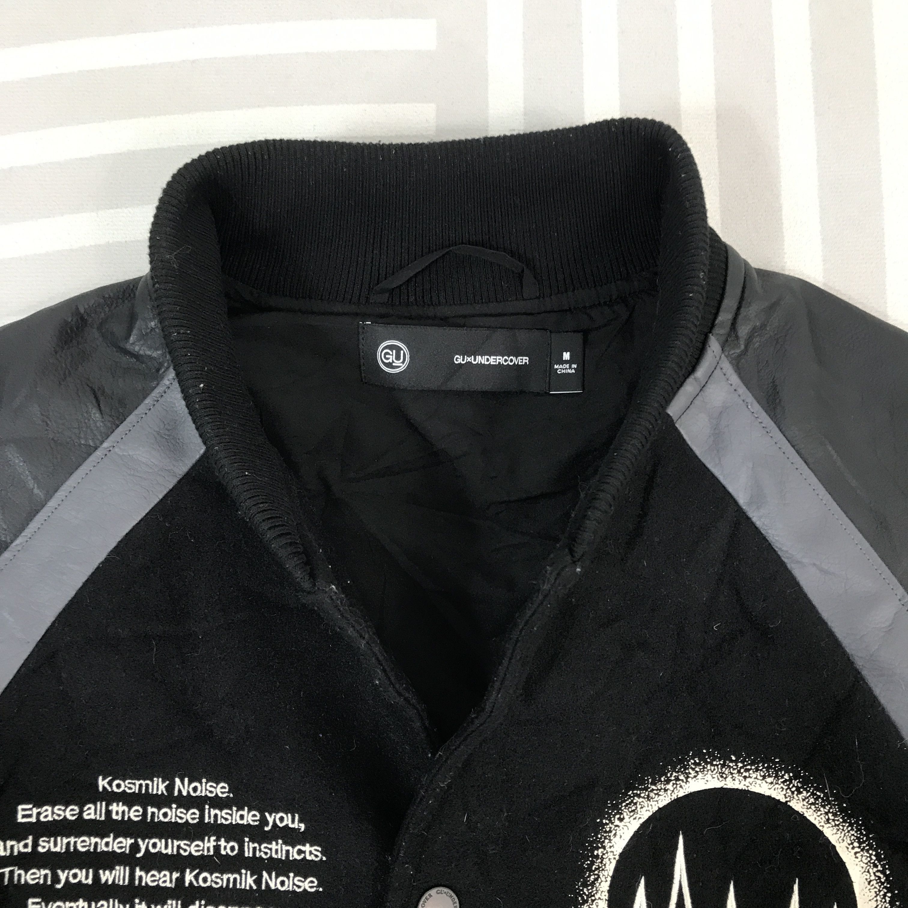 GU × Japanese Brand × Undercover Vintage Undercover x Gu Kosmik Noise Varsity Jacket Size US M / EU 48-50 / 2 - 8 Thumbnail