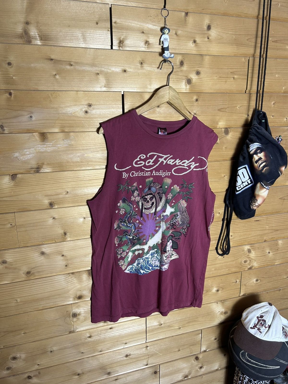 Ed Hardy Ed Hardy skeleton eagle dragon shirt Size US M / EU 48-50 / 2 - 1 Thumbnail