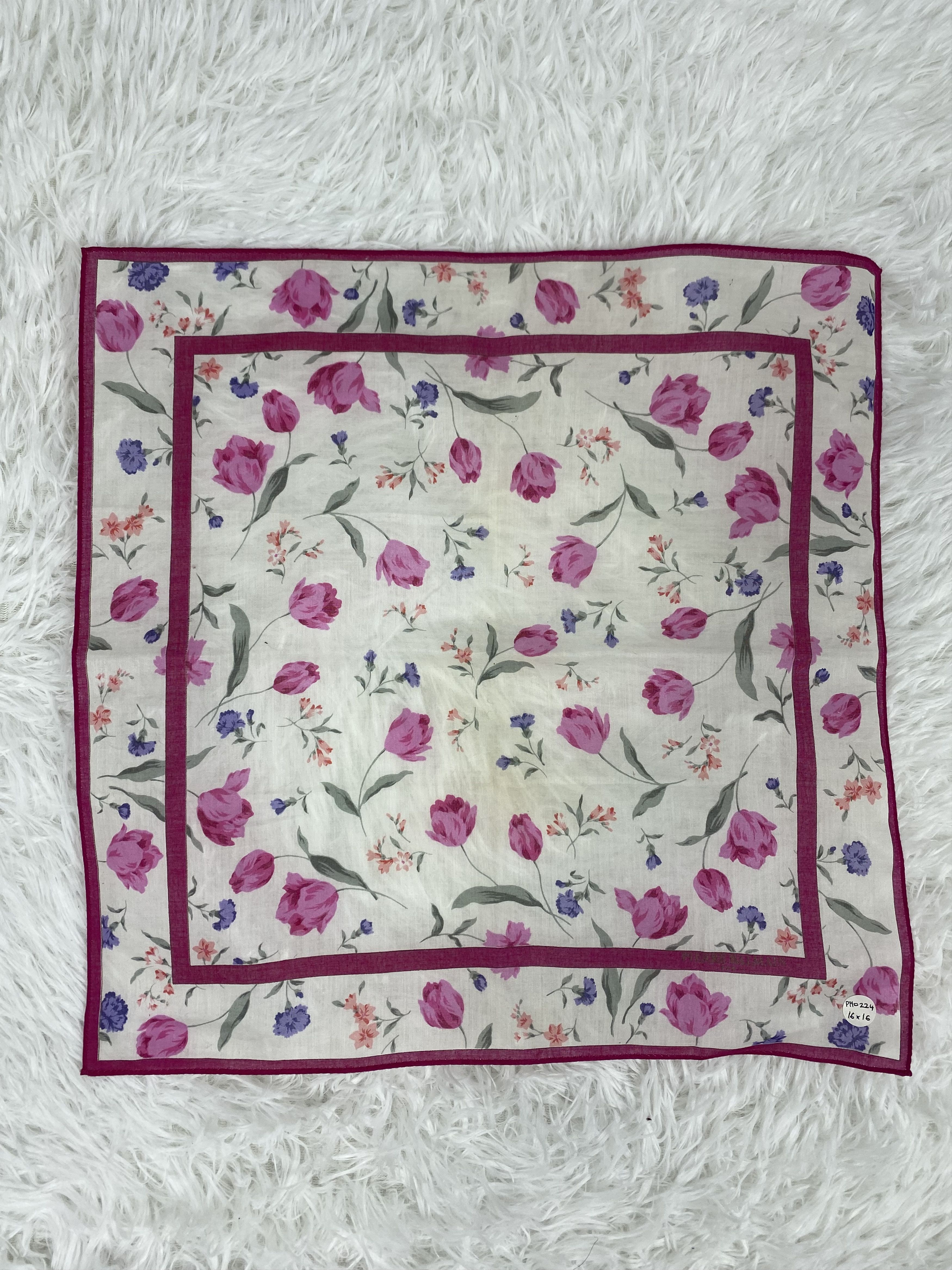 Pierre Balmain × Vintage Vintage Pierre Balmain Handkerchief Neckerchief PH0224 Size ONE SIZE - 4 Thumbnail