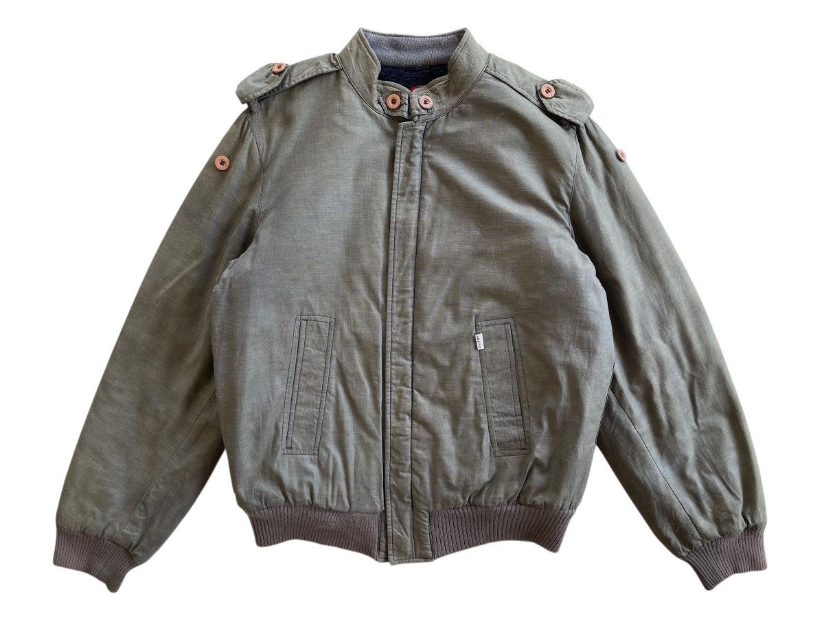 Levi's Vintage Clothing 70s Levis LVC Sherling Bomber Jacket Size US M / EU 48-50 / 2 - 2 Thumbnail