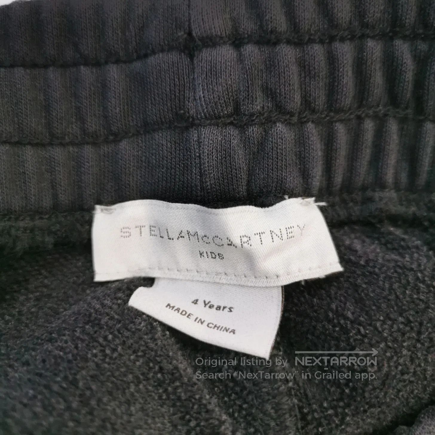 Vintage Black Graphic-Print Cotton Sweatpants XS. Size US 26 / EU 42 - 5 Thumbnail
