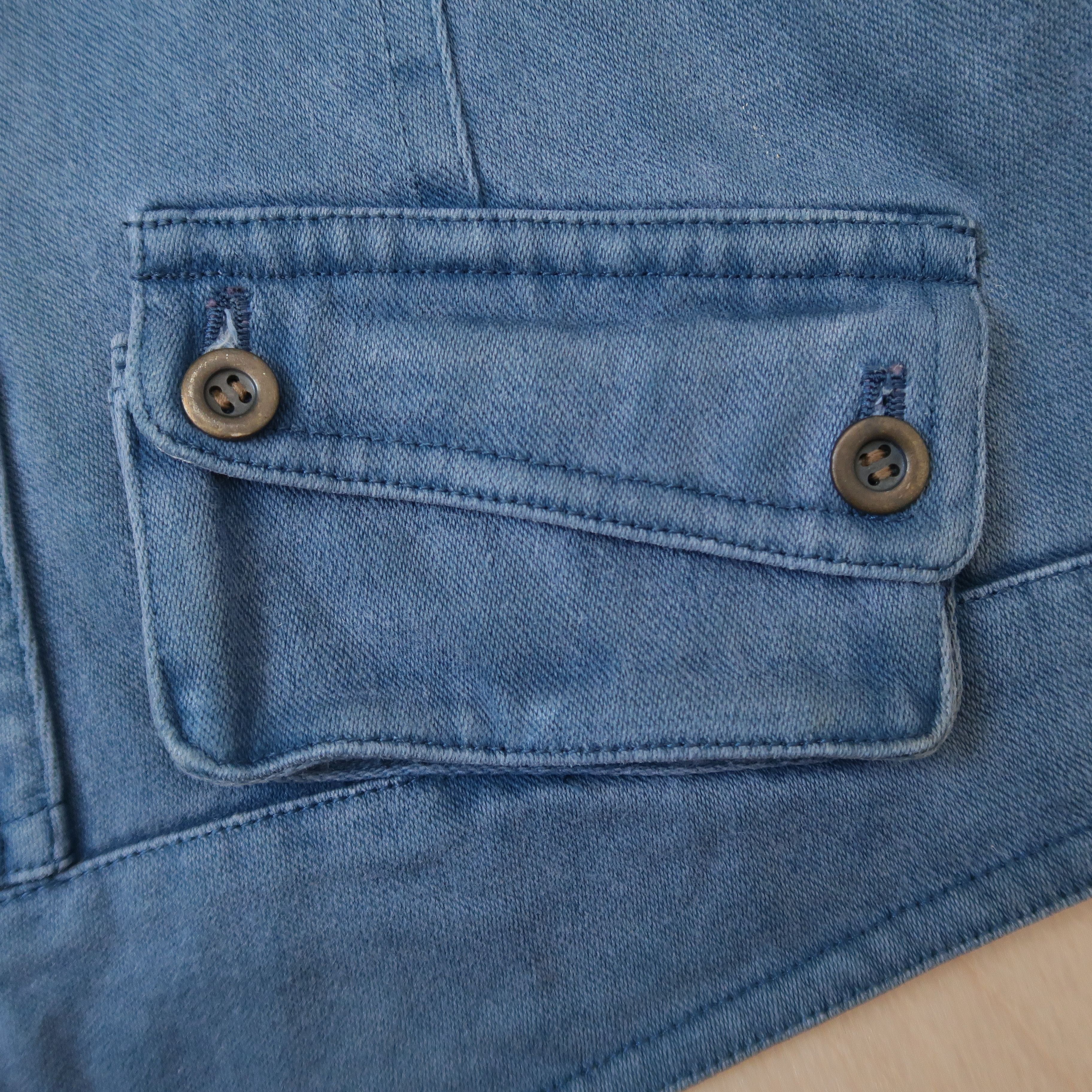 Kansai Yamamoto 1980s Kansai Eye x Akira Cyber Punk Denim Vest Utility Size US M / EU 48-50 / 2 - 6 Thumbnail