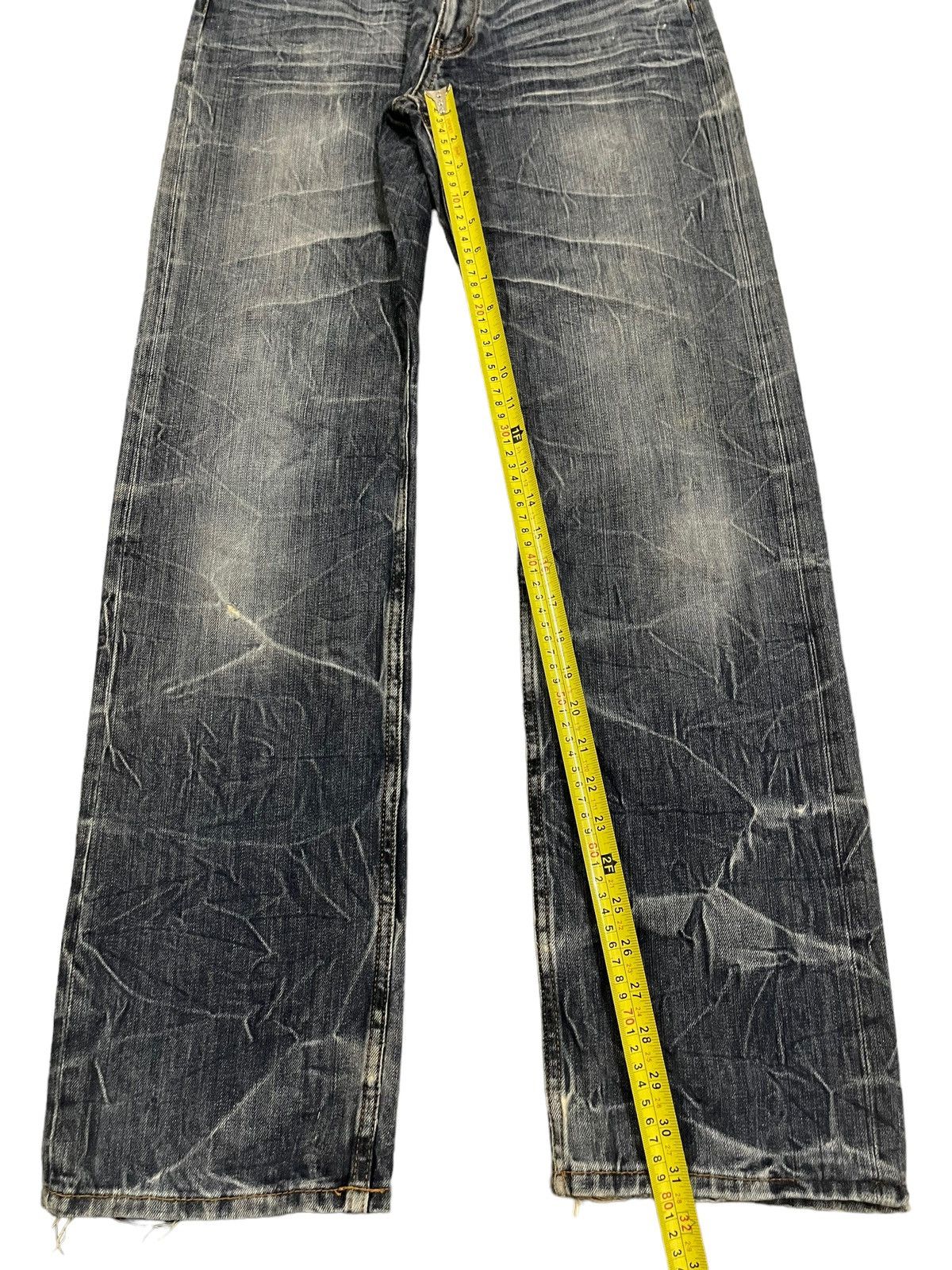 14th Addiction Vintage Japanese Brand Blue Wash Style Baggy Jeans Size US 29 - 11 Thumbnail