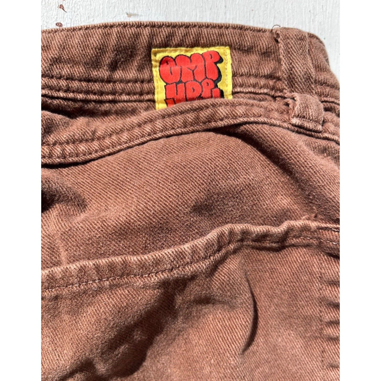 Empyre VINTAGE Girl's Empyre Jeans Brown Corduroy Logo 30 Street Hip Hop Embroidered Brown Corduroy Logo 30 Jeans Emypre Relax Mens Women Girls Boys Size 30" / US 8 / IT 44 - 2 Thumbnail