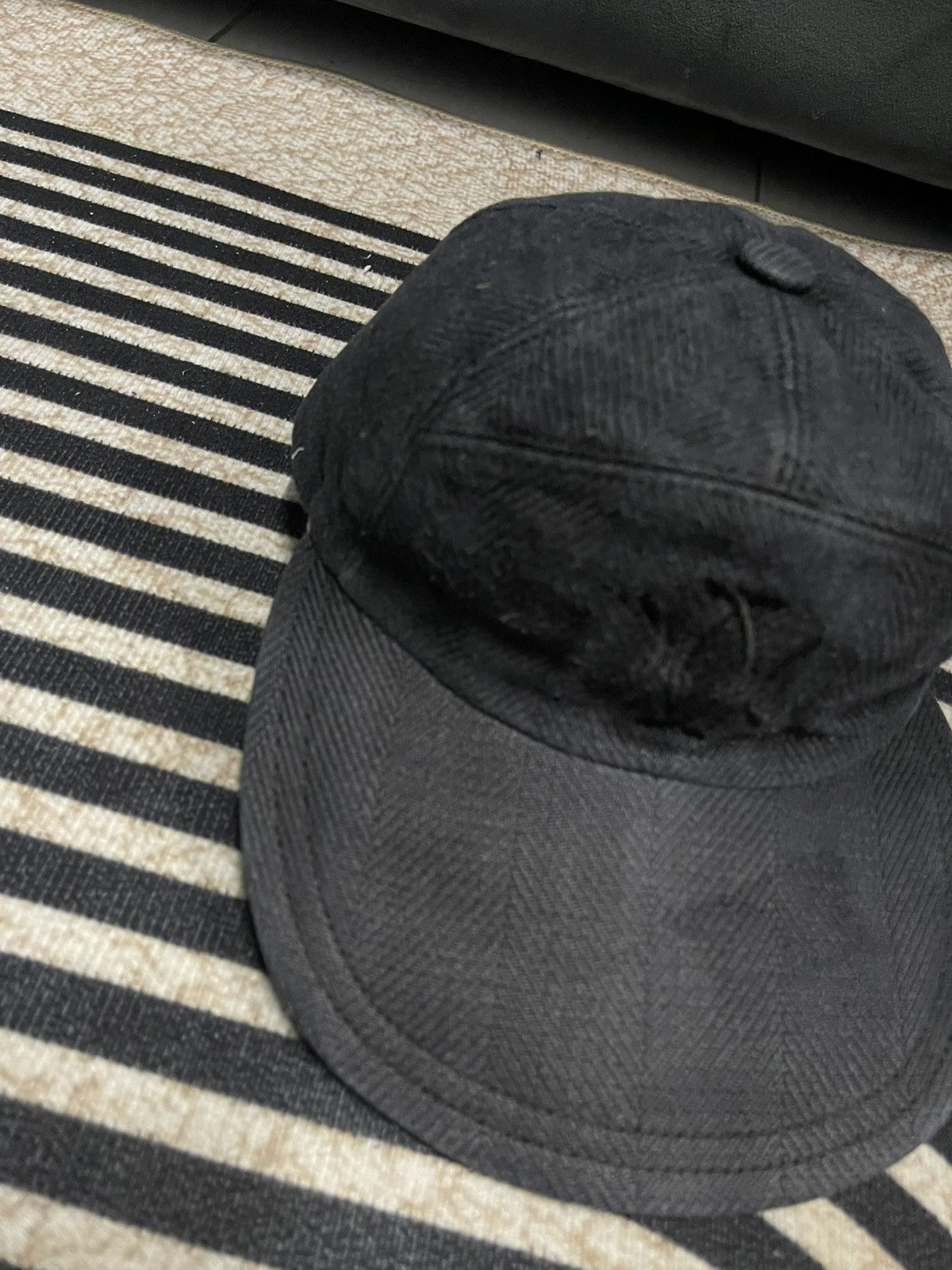 Hermes VINTAGE HERMES CHAPEAUX MOTSCH CAP 7 PANEL CAP Size ONE SIZE - 3 Thumbnail