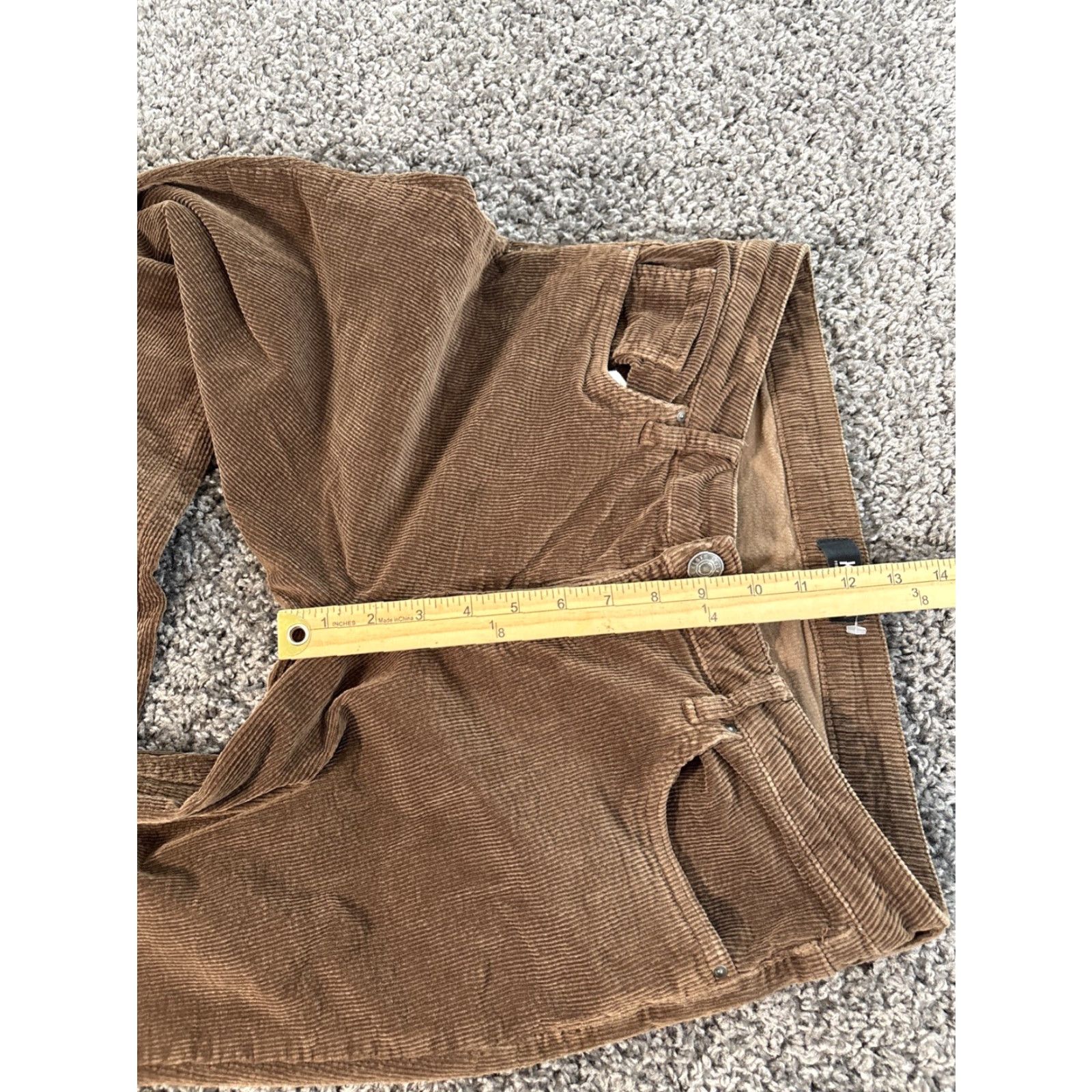 Vintage KUT from the Kloth Corduroy Bootcut Slim Flare Pants Brown 12 Regular Inseam 27 in Clothing Women Size 34" / US 12 / IT 48 - 5 Thumbnail