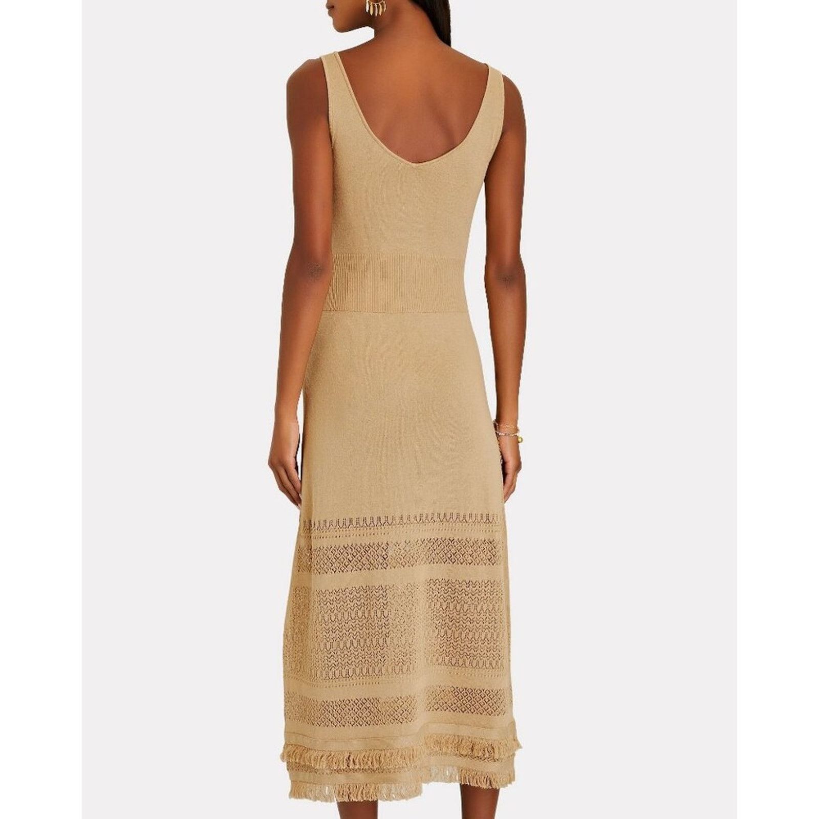 INTERMIX INTERMIX Celia Sleeveless Knit Maxi Dress Womens size M Tan Size M / US 6-8 / IT 42-44 - 4 Thumbnail