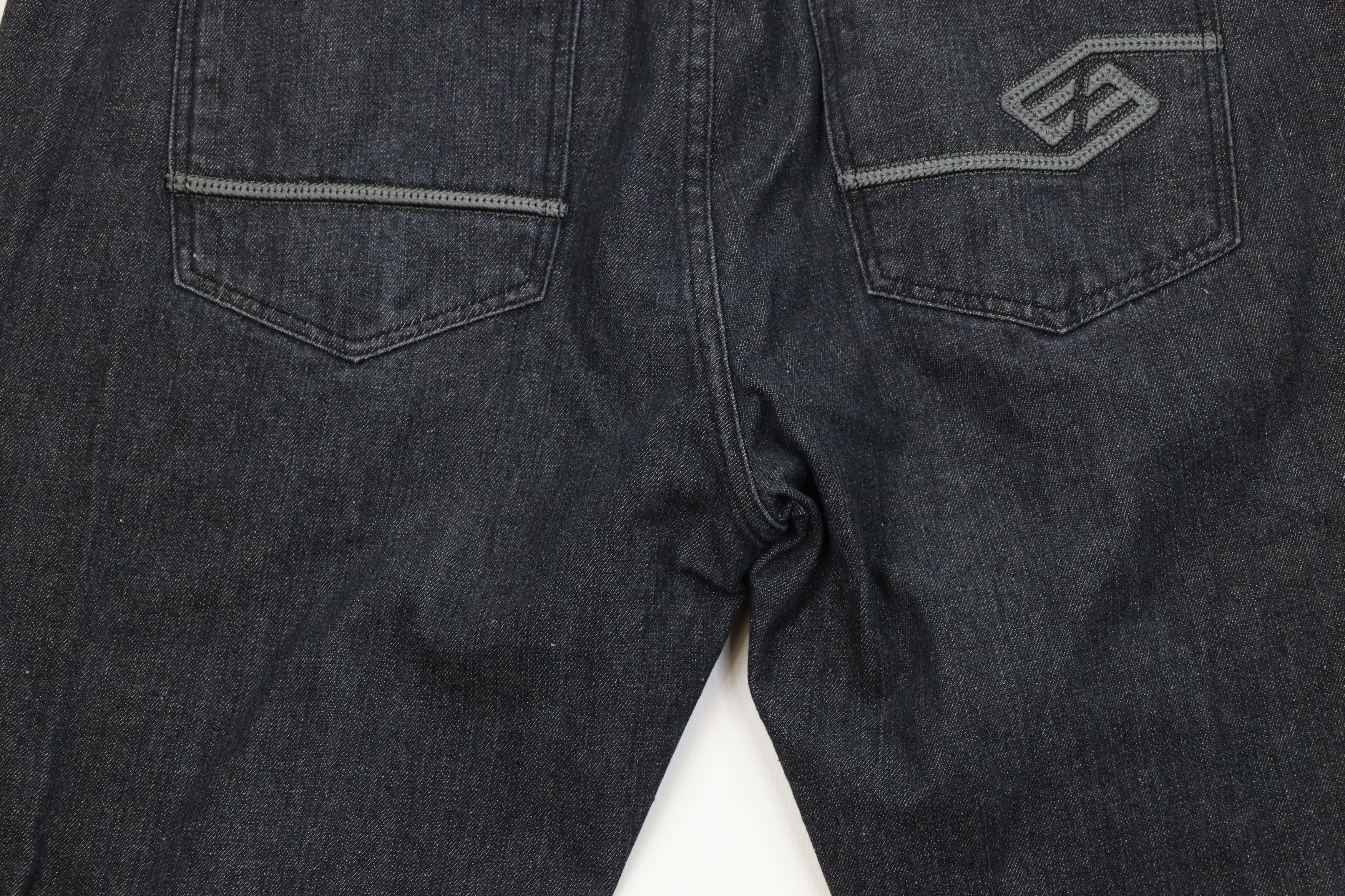 Enyce Vintage 90s Y2K Enyce Baggy Fit Wide Leg Denim Jeans Black Size US 42 / EU 58 - 12 Thumbnail