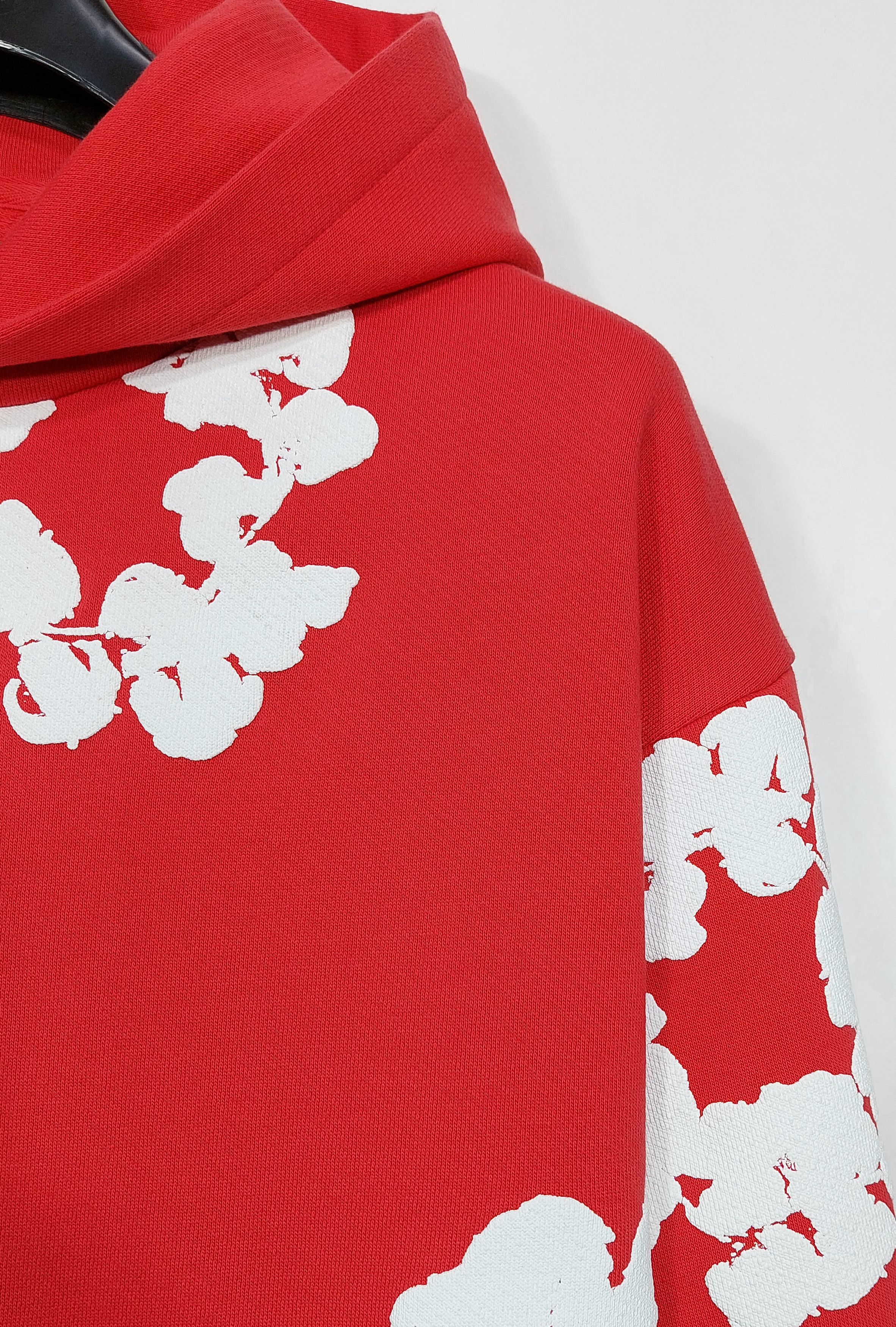 DENIM TEARS the cotton wreath hoodie - red L Size US L / EU 52-54 / 3 - 7 Thumbnail