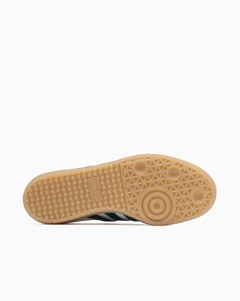 Adidas o1mle0426 Unisex Samba Low-Top Sneakers in White/Green Size US 7.5 / EU 40-41 - 4 Thumbnail