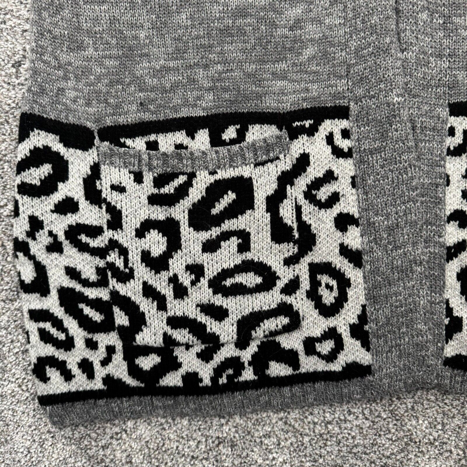 Other Allie & Rob Cardigan Sweater Womens Large Leopard Print Cozy Size L / US 10 / IT 46 - 6 Thumbnail