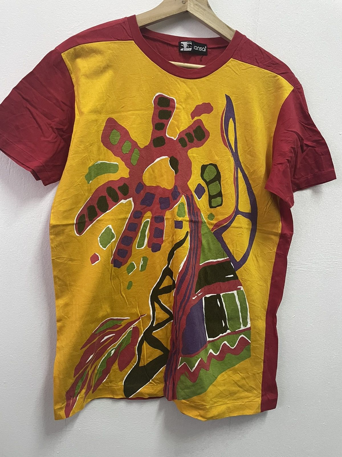 Kansai Yamamoto Vintage Kansai Art Motif Shirt Size US M / EU 48-50 / 2 - 2 Thumbnail