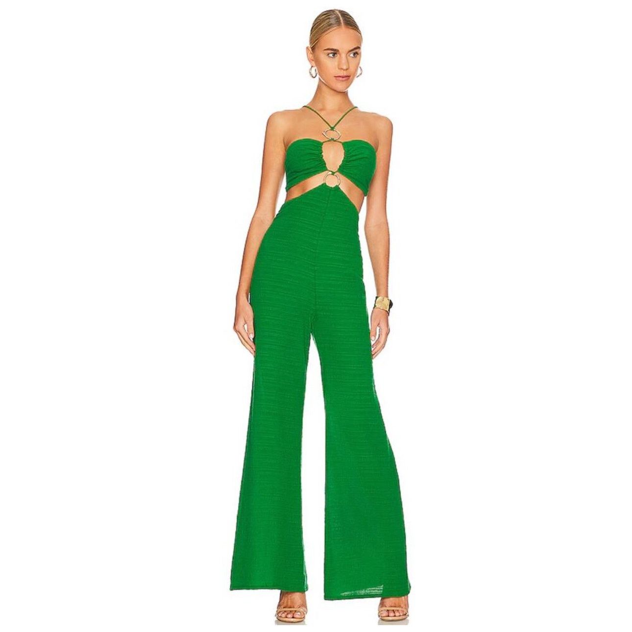 REVOLVE NWT Rumer Amoura Jumpsuit In Green Size Medium Size 28" / US 6 / IT 42 - 1 Thumbnail