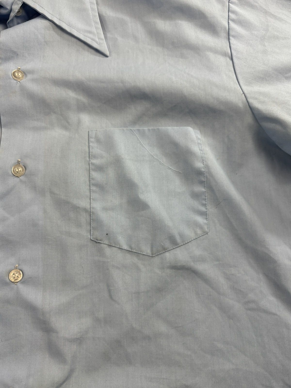 Vintage 1980s Vintage Work Shirt Perma Press Mohawk Shortsleeve 70s Size US S / EU 44-46 / 1 - 9 Thumbnail