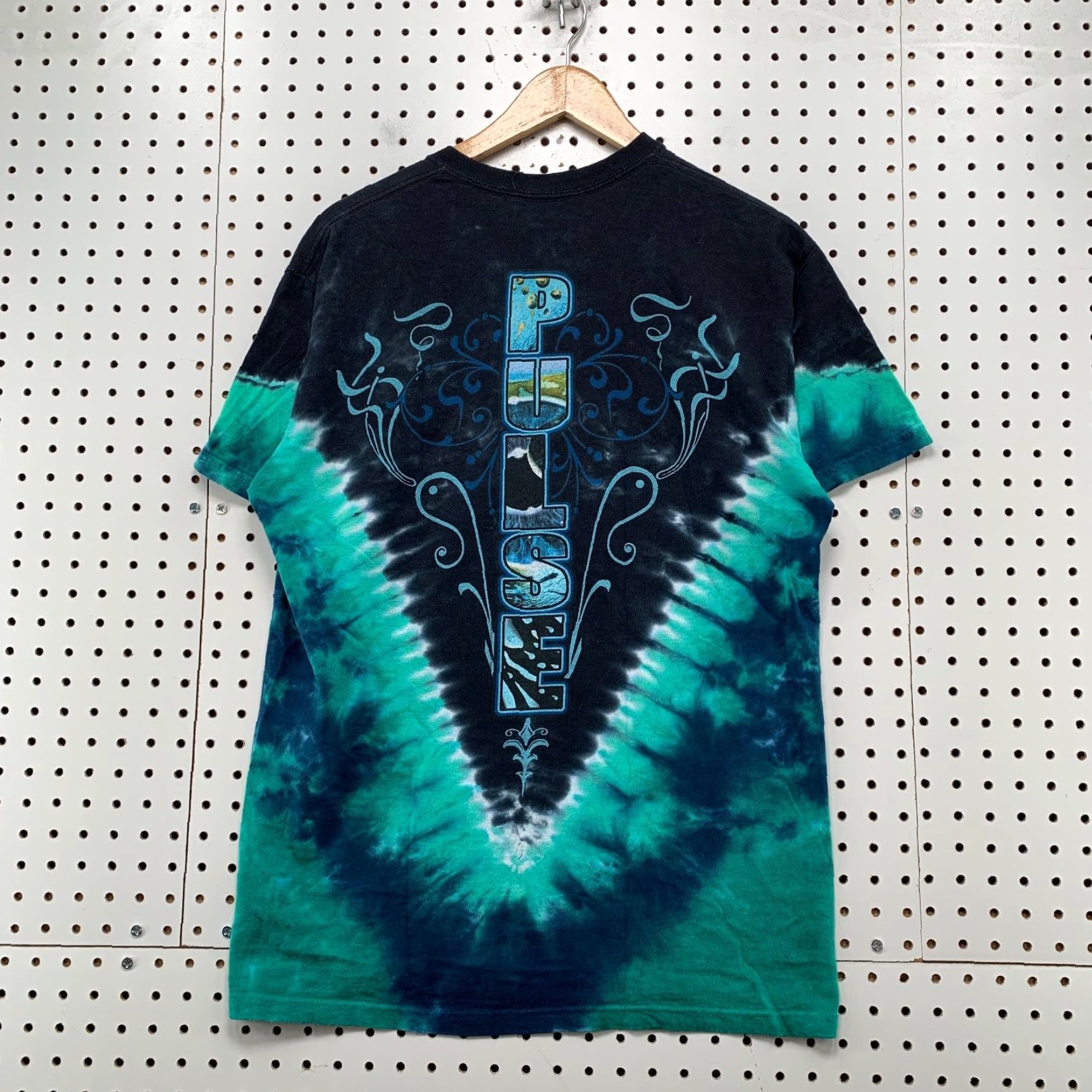 Liquid Blue Pink Floyd Pulse T Shirt Mens Medium Liquid Blue Tie Dye Music Hippie Size US M / EU 48-50 / 2 - 2 Thumbnail