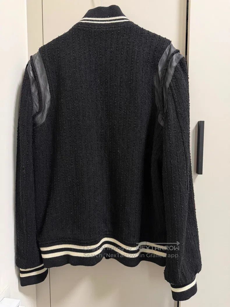 Saint Laurent Paris Saint Laurent Paris Chanel Inspired Woolen Baseball Jacket Size US L / EU 52-54 / 3 - 4 Thumbnail