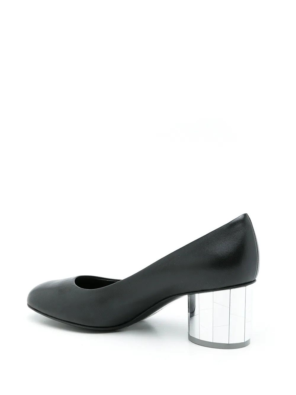 Salvatore Ferragamo o1y0426 Geometric Heel Pumps in Black Size US 6 / IT 36 - 3 Thumbnail