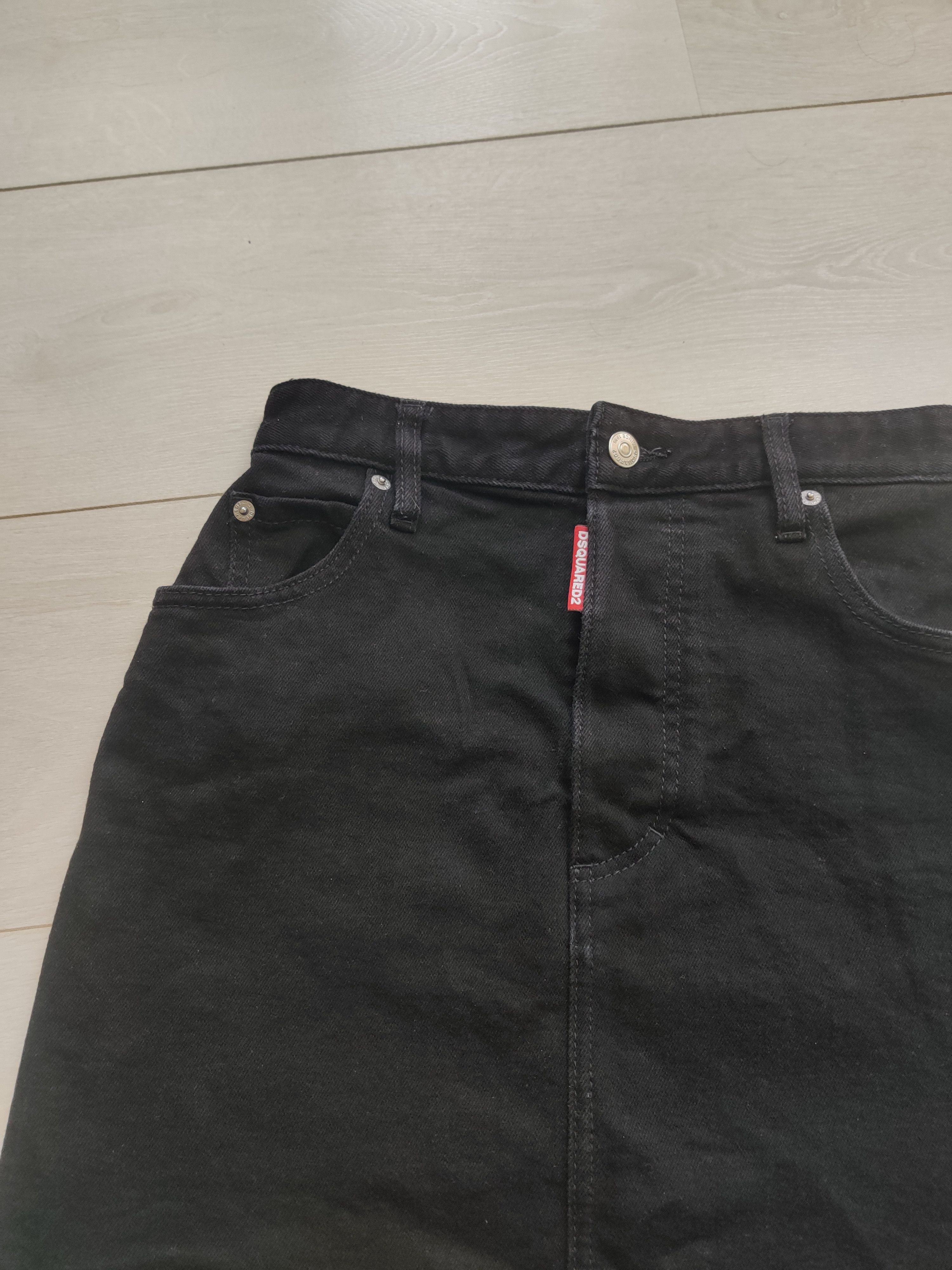 Dsquared2 Dsquared jeans black skirt Size 27" / US 4 / IT 40 - 3 Thumbnail