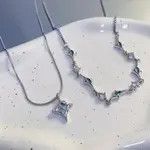 Japanese Brand Electro Chain Crystal Stone Silver Abstract Star Pop Fantasy Size ONE SIZE - 2 Thumbnail