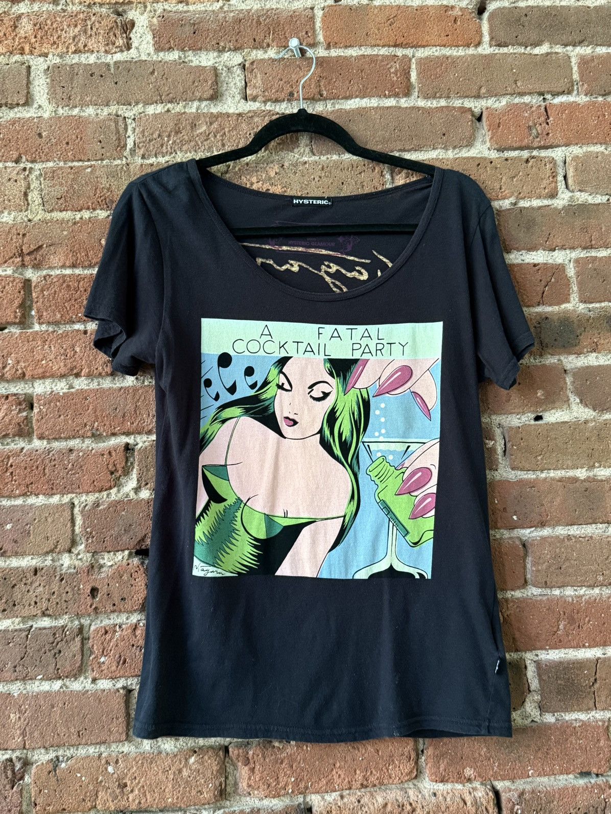 Hysteric Glamour vintage Hysteric Glamour Niagara “Fatal Cocktail Party” tee Size S / US 4 / IT 40 - 1 Thumbnail