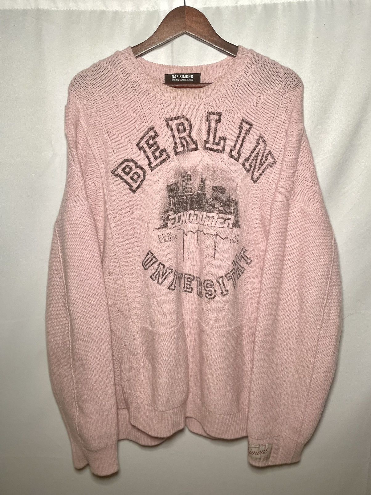 Raf Simons Raf Simons Berlin Knit Sweater Size US S / EU 44-46 / 1 - 1 Thumbnail