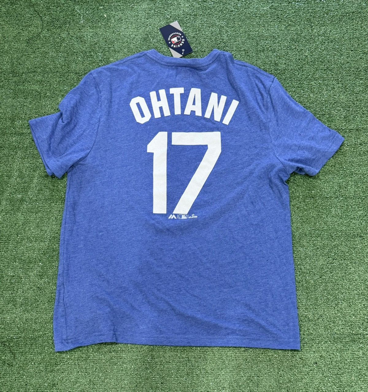 Majestic Majestic Los Angeles Dodgers #17 Shohei Ohtani Men's Blue Size US XL / EU 56 / 4 - 3 Thumbnail