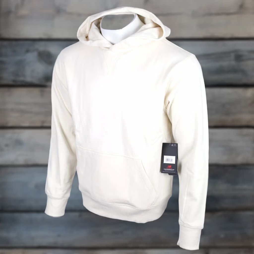 New Balance New Balance Mens Hoodie NB Athletics Nature State S Embroidered Greige MT23565 Size US S / EU 44-46 / 1 - 1 Thumbnail