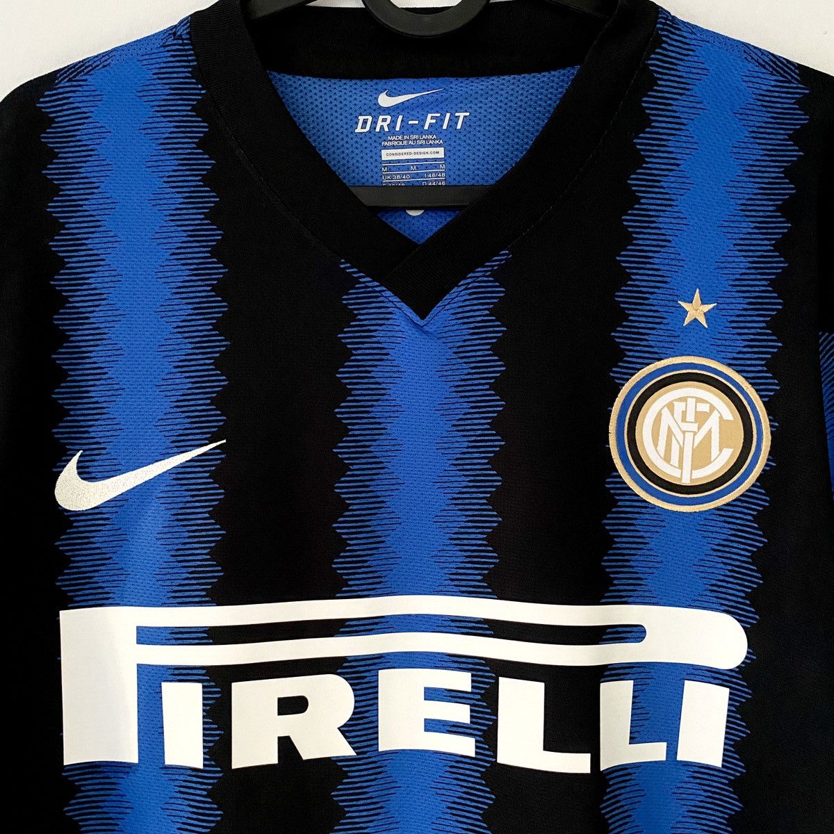 Nike × Vintage 2010 2011 PLAYER ISSUE Inter Milan Vintage Soccer Jersey Kit Size US M / EU 48-50 / 2 - 4 Thumbnail