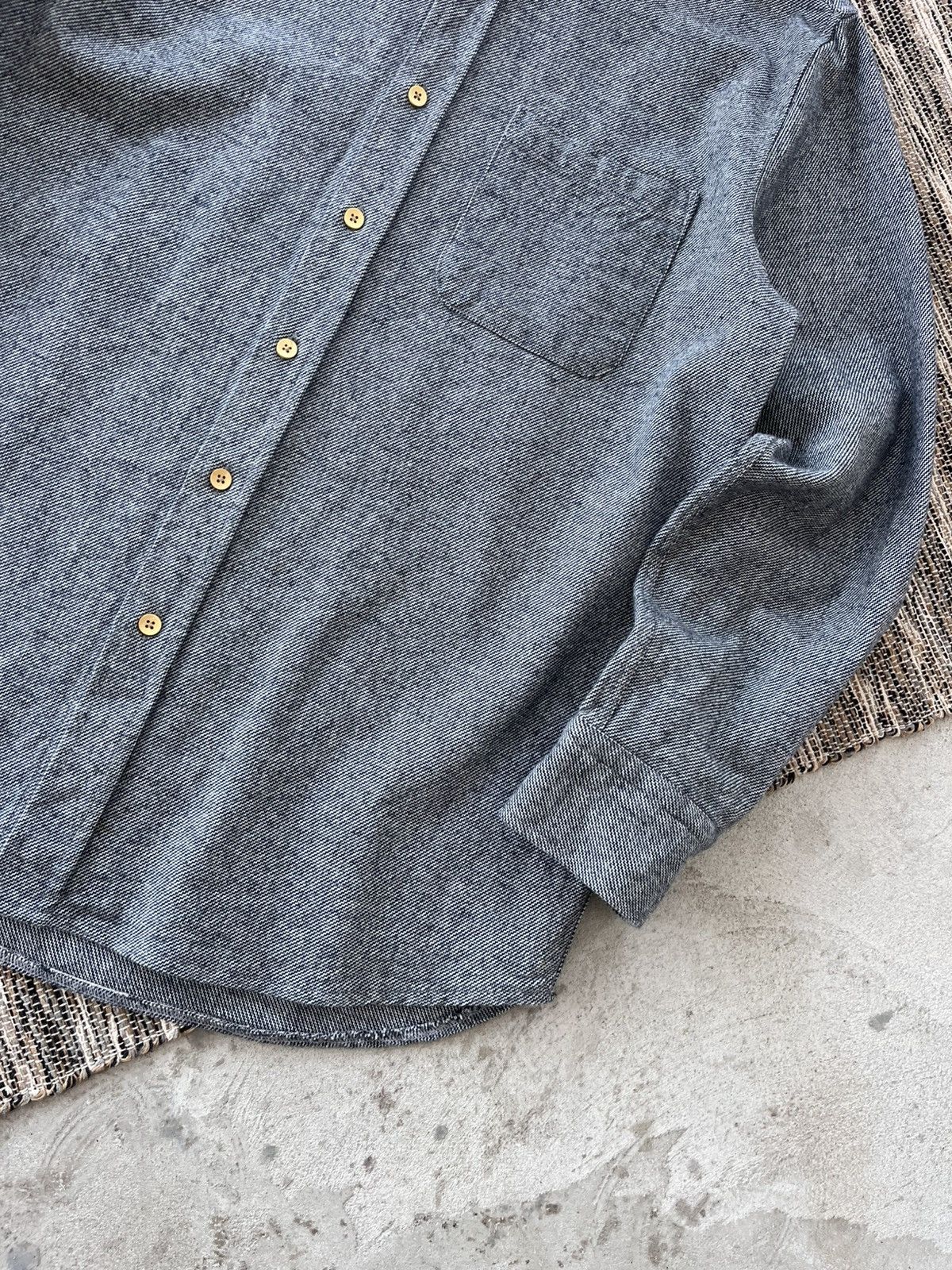 Carhartt Vintage Jam Industries Grey Denim Shirt Overshirt Avantgarde Size US XL / EU 56 / 4 - 6 Thumbnail