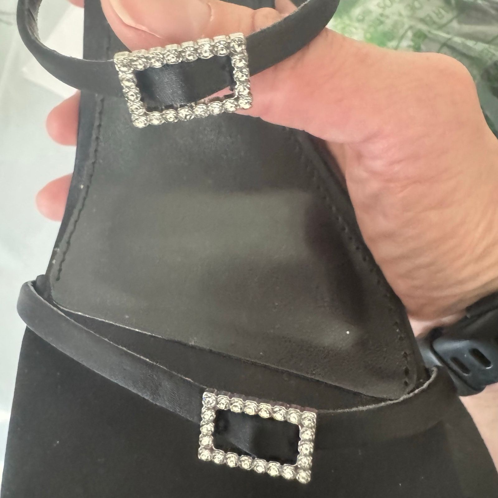 Steve Madden NEW Steve Madden Women's Aislinn Heels Sandals 9.5 Black Size US 9.5 / IT 39.5 - 6 Thumbnail