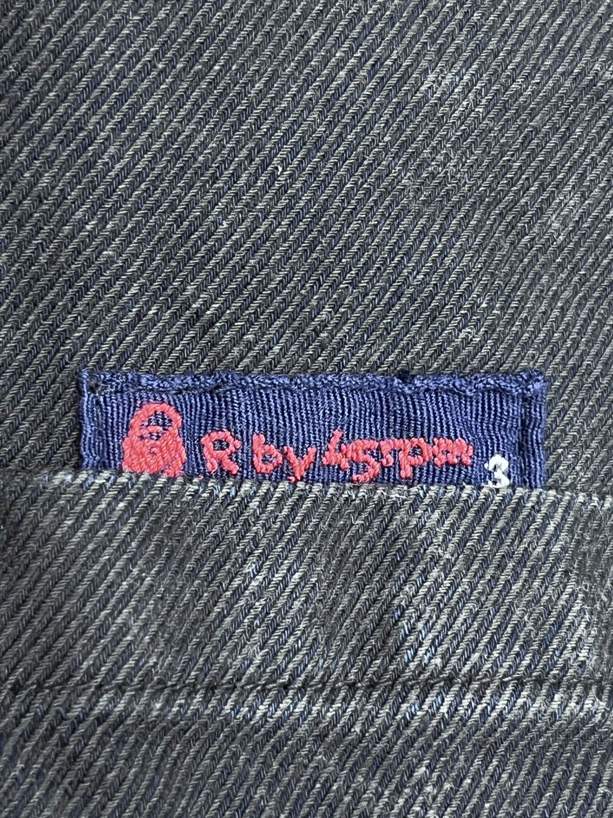 45rpm 45RPM Japan Grunge Slate Stretch Denim Tailored Chore Jacket Size US S / EU 44-46 / 1 - 7 Thumbnail