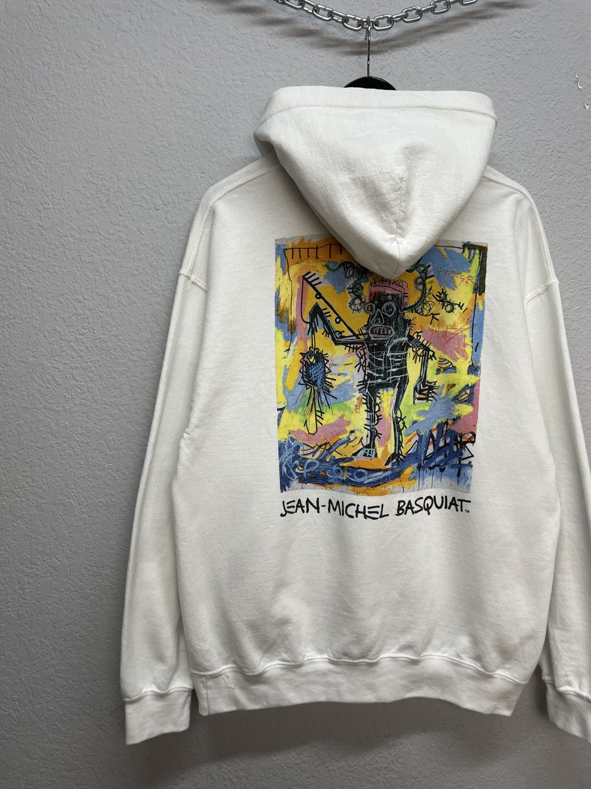 Jean-Michel Basquiat Jean-Michel Basquiat Pullover Hoodie White Sweatshirt Size US L / EU 52-54 / 3 - 2 Thumbnail