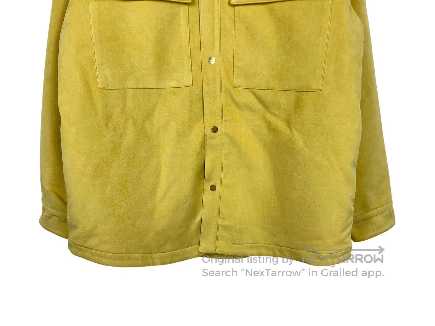 Fear of God FEAR OF GOD Lemon Yellow Suede Jacket Size US L / EU 52-54 / 3 - 6 Thumbnail