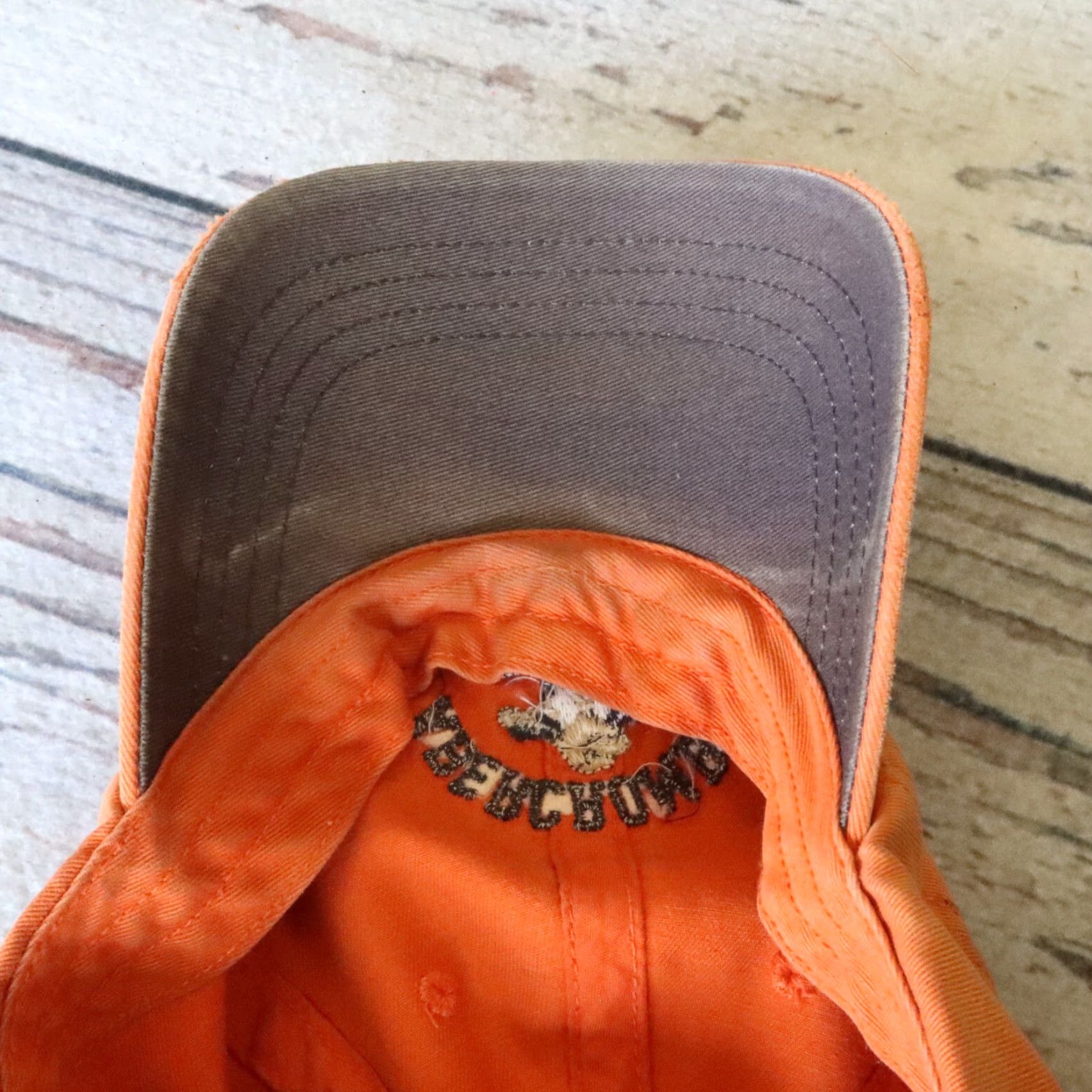 Vintage Vintage Abercrombie & Fitch Hat Strapback Baseball Cap One Size Orange Men Hats Size ONE SIZE - 3 Thumbnail