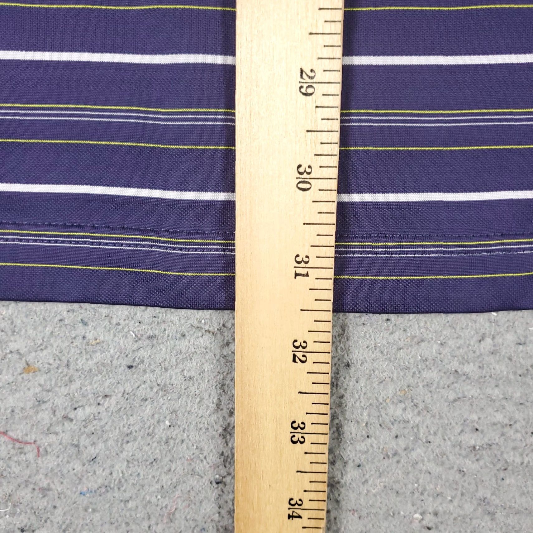 Adidas Adidas Polo Shirt Mens XL Purple Striped Abacoa Golf Short Sleeve Polo Shirt Mens XL Purple Striped Sports Shirt Size US XL / EU 56 / 4 - 5 Thumbnail