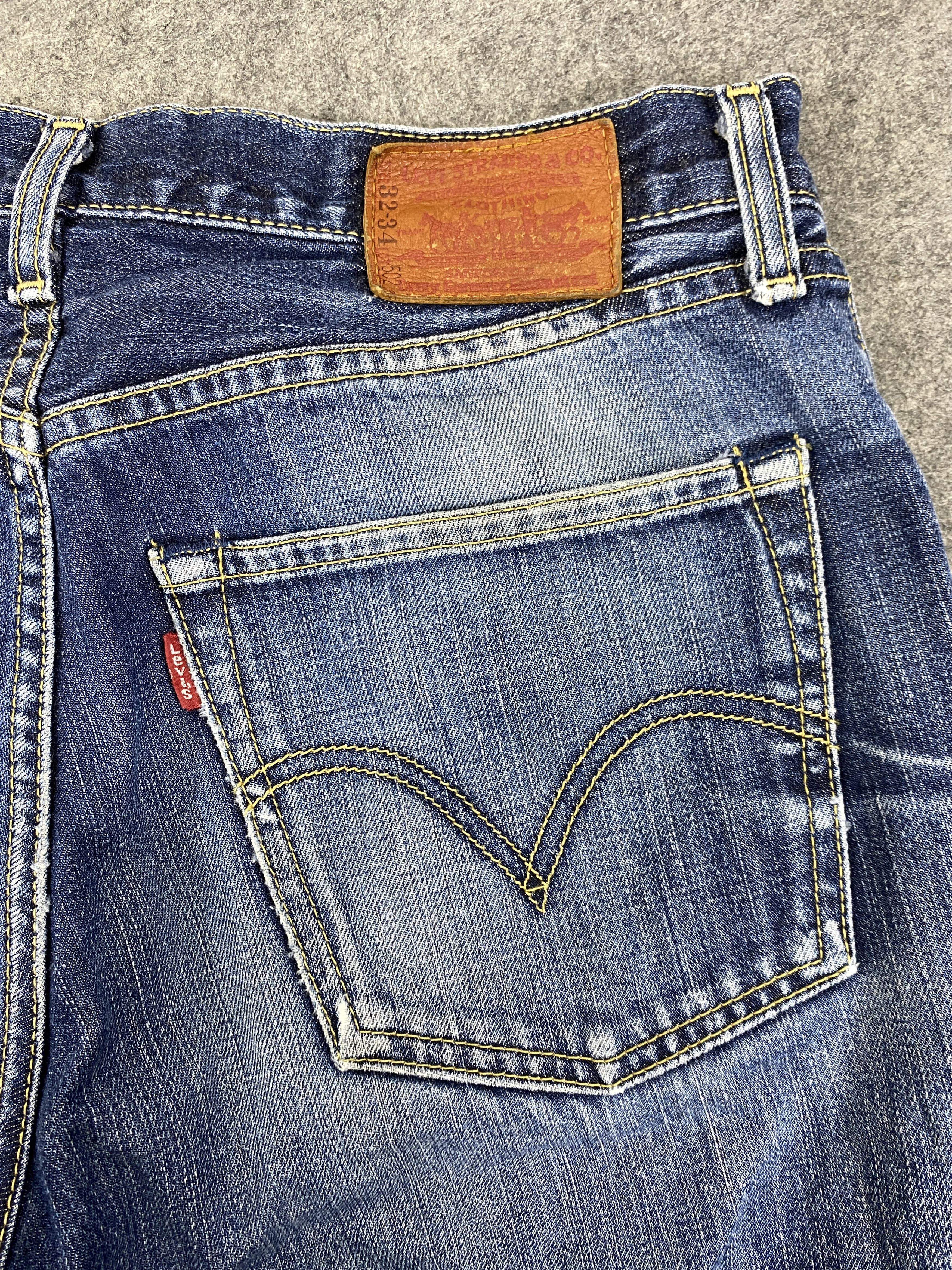 Levi's Faded Blue Vintage Levi's 502 Jeans 31x29 - JN3293 Size US 31 - 12 Thumbnail