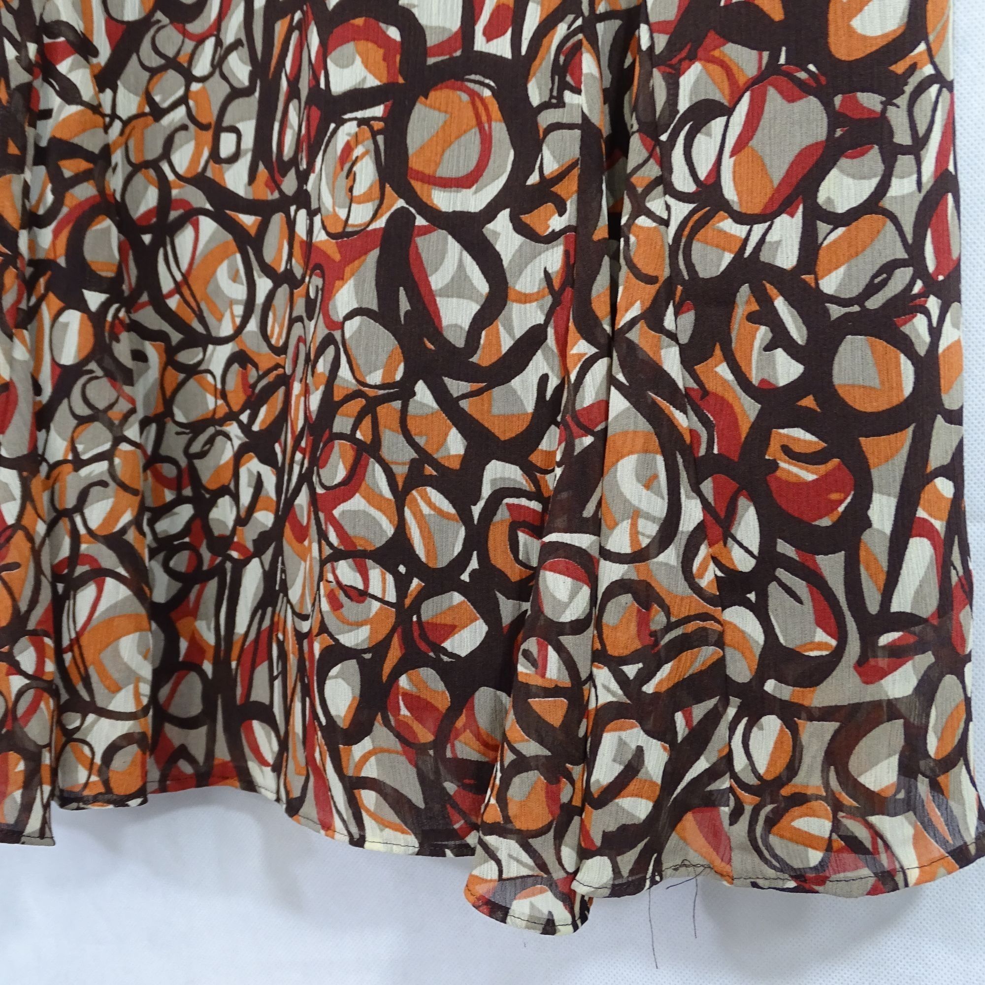 Other Elementz Multicolor Abstract A-line Midi Skirt Women Size S Size 25" / US 0 / IT 36 - 5 Thumbnail