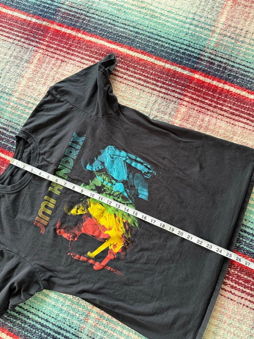 Hanes 00s Jimi Hendrix Short Sleeve Tee M Black Multicolor Size US M / EU 48-50 / 2 - 5 Thumbnail