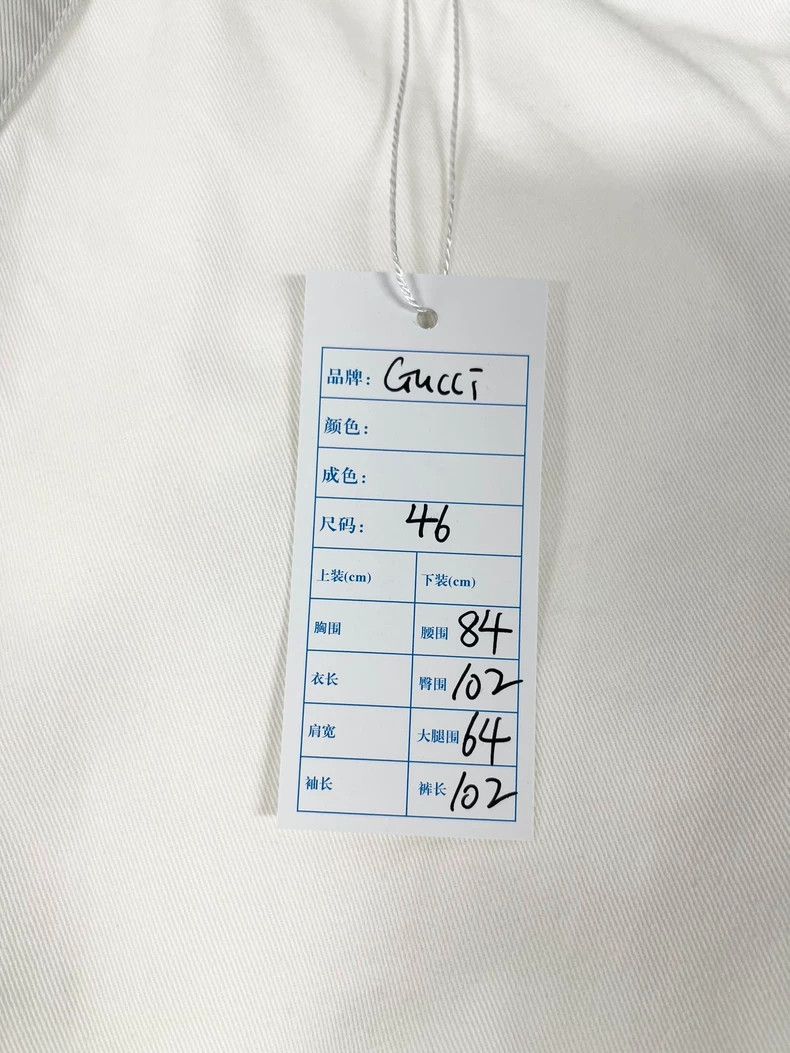 Gucci Gucci White stitching casual trousers 2502-Nextarrow Size US 30 / EU 46 - 3 Thumbnail
