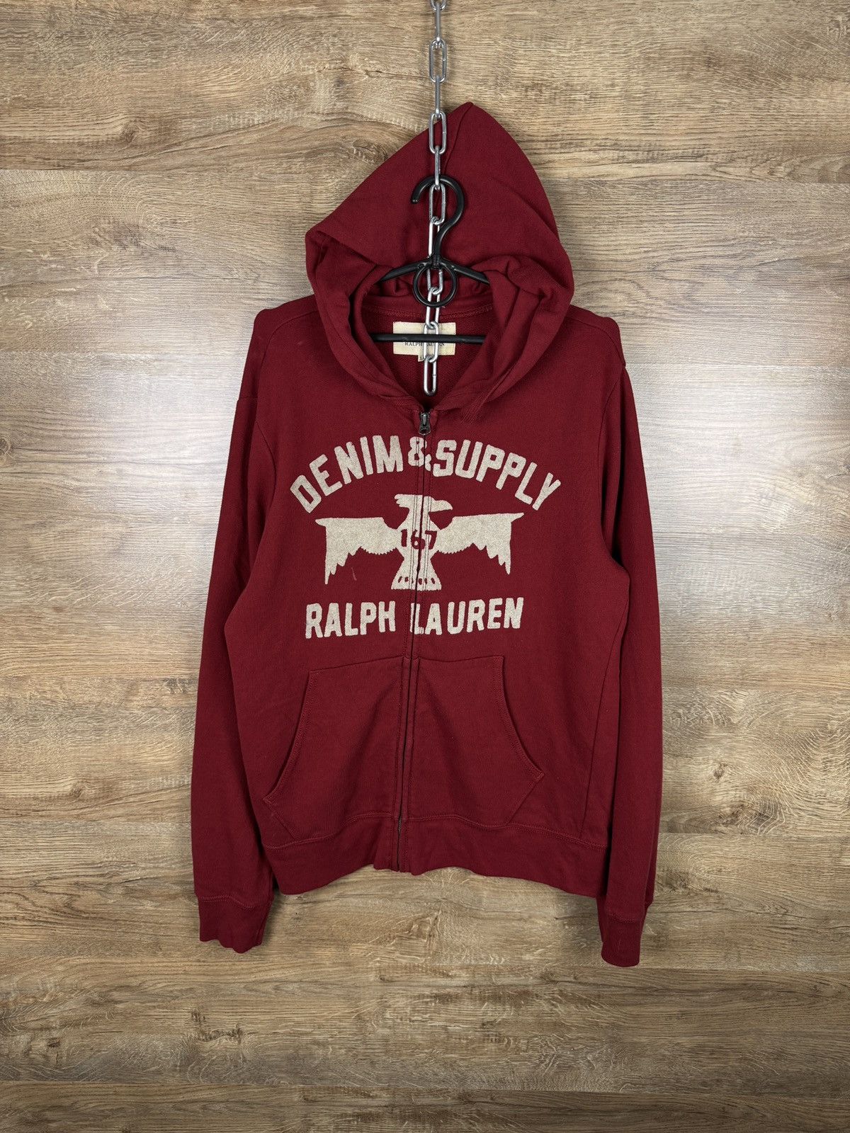 Denim & Supply Ralph Lauren Mens Vintage Denim & Supply Polo Ralph Lauren zip hoodie Size US M / EU 48-50 / 2 - 1 Thumbnail