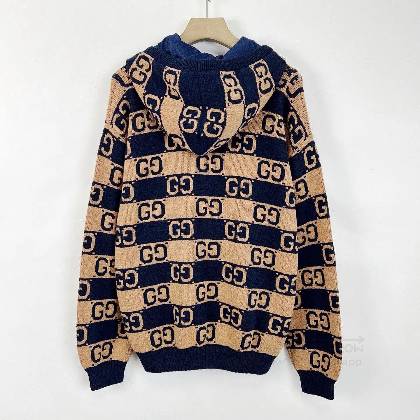 Gucci Gucci Logo Jacquard Hooded Sweater. Size US S / EU 44-46 / 1 - 2 Thumbnail